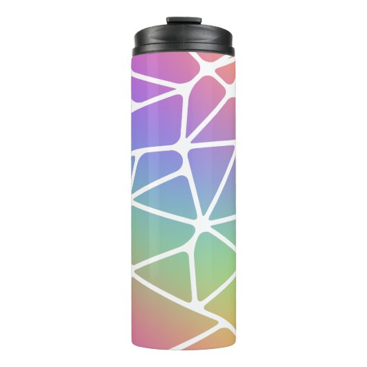 Prismensynapse Netz - Regenbogennetz : Thermosbecher (Vorderseite)