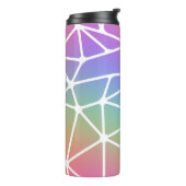 Prismensynapse Netz - Regenbogennetz : Thermosbecher (Nach links gedreht)