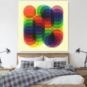 Prismenweg gelb leinwanddruck (Insitu (Schlafzimmer))