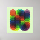 Prismenweg grün leinwanddruck (Vorderseite)