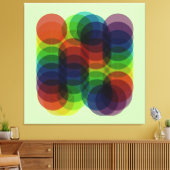 Prismenweg grün leinwanddruck (Insitu (Wohnzimmer))