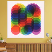 Prismenweg Rot Leinwanddruck (Insitu (Wohnzimmer))