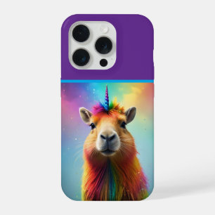 Prismhorn: Das Regenbogen-Capybaraicorn iPhone 15 Pro Hülle