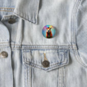 Prismhorn: Der Regenbogen Capybaraicorn Button (Beispiel)