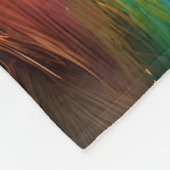 Prismhorn: Der Regenbogen Capybaraicorn Fleecedecke (Ecke)