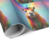 Prismhorn: Der Regenbogen Capybaraicorn Geschenkpapier (Rolleneckpunkt)