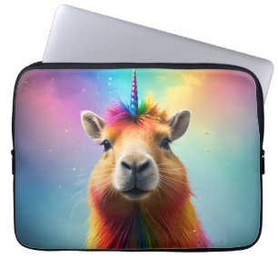 Prismhorn: Der Regenbogen Capybaraicorn Laptopschutzhülle