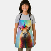 Prismhorn: Der Regenbogen Capybaraicorn Schürze (Insitu)