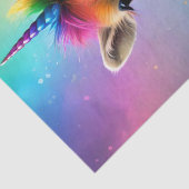 Prismhorn: Der Regenbogen Capybaraicorn Seidenpapier (Detail)