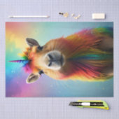 Prismhorn: Der Regenbogen Capybaraicorn Seidenpapier (Handwerk)
