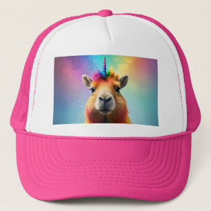 Prismhorn: Der Regenbogen Capybaraicorn Truckerkappe