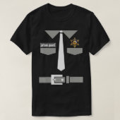 Prison Guard Halloween Costume Correctional Offic T-Shirt (Design vorne)