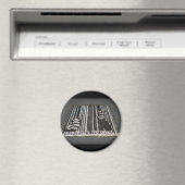 PRISON JAIL BAR CODE MAGNET (In Situ (Geschirrspüler))