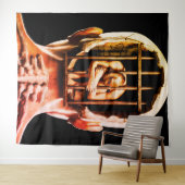 Prison of the Mind – Surreal Conceptual Wall Art Wandteppich (Beispiel (Horizontal))