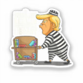 Prison Trump Presidential Library Aufkleber (Vorderseite)