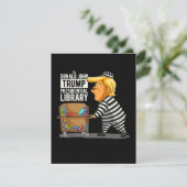 Prison Trump Presidential Library Feiertagskarte (Stehend Vorderseite)