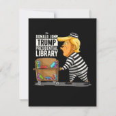 Prison Trump Presidential Library Feiertagskarte (Vorderseite)