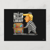 Prison Trump Presidential Library Feiertagspostkarte (Rückseite)