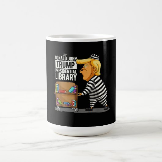Prison Trump Presidential Library Kaffeetasse (Mittel)