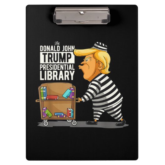 Prison Trump Presidential Library Klemmbrett (Vorderseite)