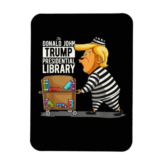 Prison Trump Presidential Library Magnet (Vertikal)
