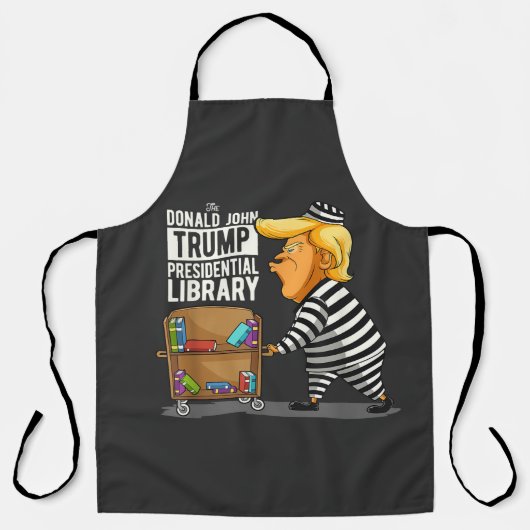 Prison Trump Presidential Library Schürze (Vorderseite)
