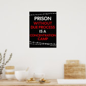 Prison Without Due Process Poster & DOWNLOAD (Küche)