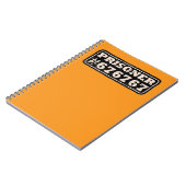 Prisoner 67 Meme Notizblock (Linke Seite)