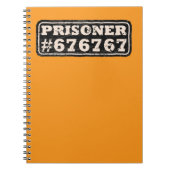 Prisoner 67 Meme Notizblock (Vorderseite)