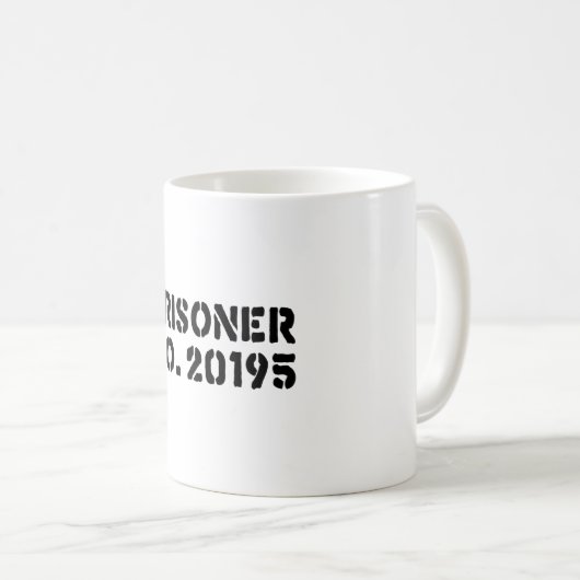 Prisoner No. 20195 Kaffeetasse (VorderseiteRechts)