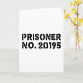 Prisoner No. 20195 Karte (Gelbe Blume)