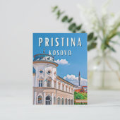 Pristina, das Herz des Kosovo Postkarte (Stehend Vorderseite)