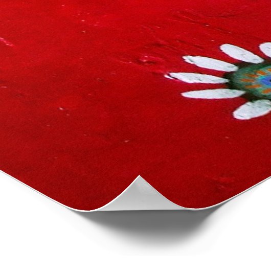 PRISTINE BLUME POSTER (Ecke)