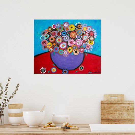 PRISTINE BLUME POSTER (Küche)