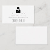 Pristine Business Icon Visitenkarte (Vorne/Hinten)