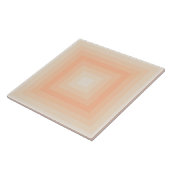 Pristine Fuzzy Peach Squares Keramik Tile Fliese (Seite)