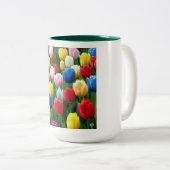 Pristine Tulips Mug Zweifarbige Tasse (VorderseiteRechts)