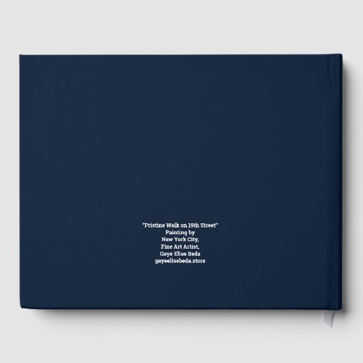 Pristine Walk auf der 19. Straße Gästebuch (Rückseite)