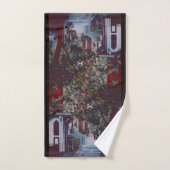 Pristine Walk auf der 19th Street, NYC Badhandtuch Set (Handtuch)