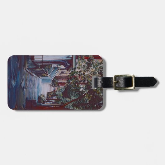 Pristine Walk auf der Gepäckmarke der 19. Straße Gepäckanhänger (Vorderseite horizontal)