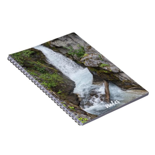 Pristine Waterfall Landscape Photo Notizblock (Rechte Seite)