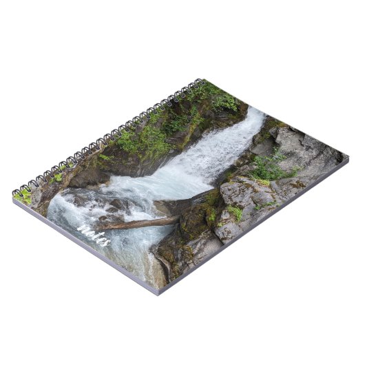 Pristine Waterfall Landscape Photo Notizblock (Linke Seite)