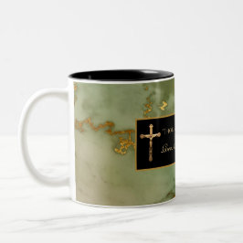 Pritholische Priesterbrustkreuz Marmorklausel Zita Zweifarbige Tasse