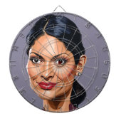 Priti Patel 1 Dartscheibe (vorne)
