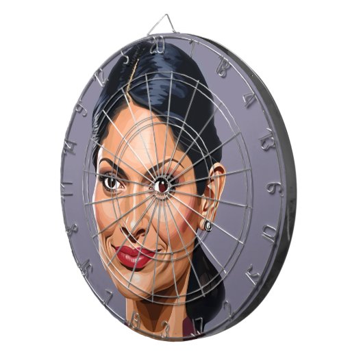 Priti Patel 1 Dartscheibe (Vorderseite rechts)