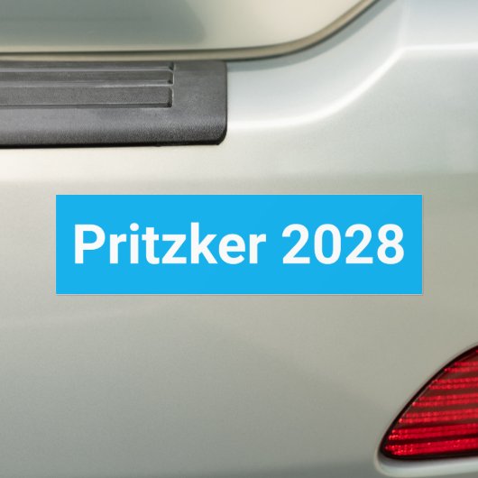 Pritzker 2028 autoaufkleber (Auf Auto)