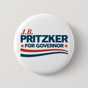 PRITZKER - JB Pritzker für Gouverneur Button