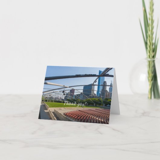 Pritzker Pavillon Dankeschön Karte (Vorderseite)