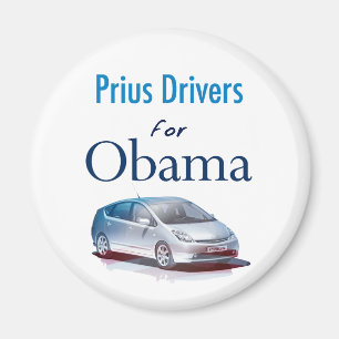 Prius-Treiber für Obama Magnet
