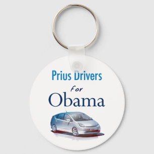 Prius-Treiber für Obama-Schlüsselanhänger Schlüsselanhänger